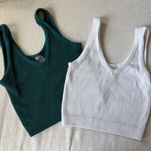 SPICE UNION Women's Ribbed Cropped Tank Top (2)